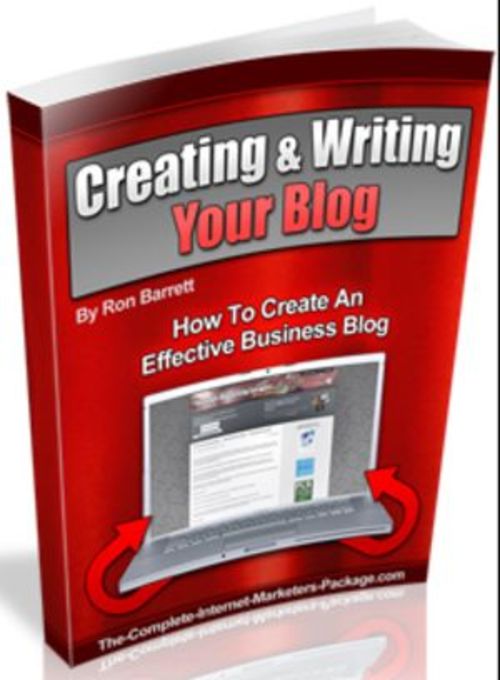 Product picture Creating and Writing Your Blog